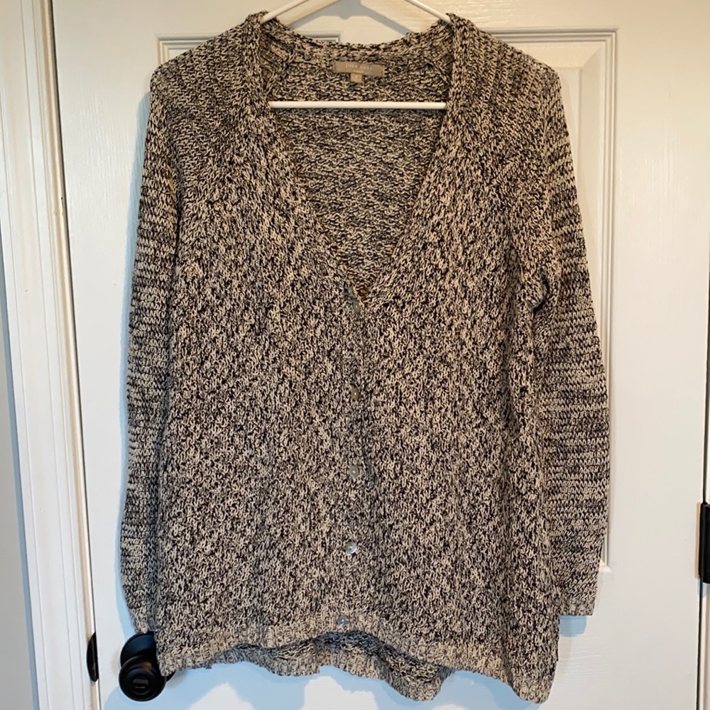 Joan Vass Studio Marled Cardigan
